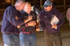 Troy, Bob Slansky, and Bruce Daniels in discussion at a contest in North Carolina