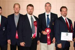 Troy Price as part of the 2008 American Farrier's Team