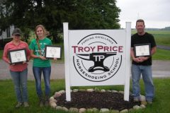 2 week students Ashlyn, Alexis, and Jeff om graduation day