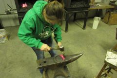 Zoe fullering a wedge heel shoe