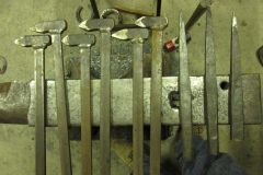 Forging tools made by Jayson at school