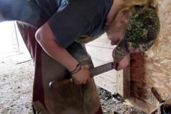 Beginner Course - Student dressing dishes and flares