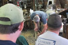 Troy Price giving a clinic at the 2015 Annual Contest and Eastern Farrier Conference